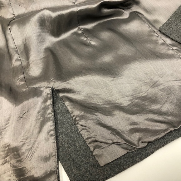Ladies Classic Grey Wool Blend Coat, Sz 14 (sz lg) - Picture 7 of 13